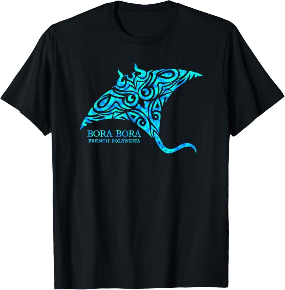 Bora Bora French Polynesia Manta Ray Boys Girls Toddler T-Shirt Unisex T-Shirt L