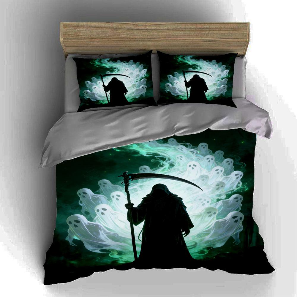 Dark, Ghostly, Silhouette Bedding Duvet Cover Sets Duvet Covers Pillowcases Gifts (1 * Duvet Cover 2 * Pillowcases, Without Duvet Insert)