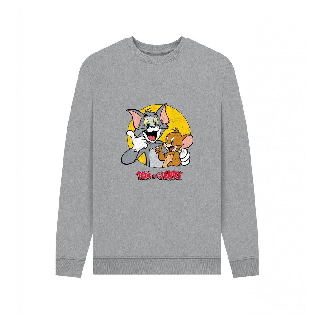 Tom and Jerry Unisex Adult Thumbs Up Sweatshirt