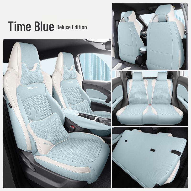 BYD Seagull All-Season Linen Cartoon Seat Cover Cushion