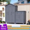 Outdoor Waterproof Storage Cabinet for Garden, Balcony, and Courtyard Tools and Sundries