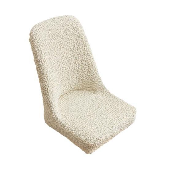 Эластичный чехол на стул для столовой, жаккардовый чехол на стул Парсона, моющийся протектор сиденья для дома, отеля, банкета бежевый