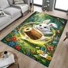 1PC Bunny Drummer Extra Large Non-Slip Floor Carpet, Office, Family, Bedroom, Studio - Large Area Rug,Longlasting Material-K0391