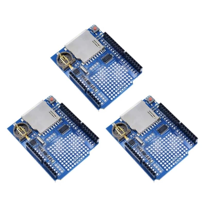Memory Card Storage Slot Data Logger Module For Board Featuring Builts In Chip And 3.3 V Voltages Regulator