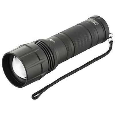 OHM Electric Red Kaiser 1100 Lumens LED Flashlight, Handheld, Waterproof, Zoomable, Model LHA-KS331Z-S2 (Product Code: 08-1018)