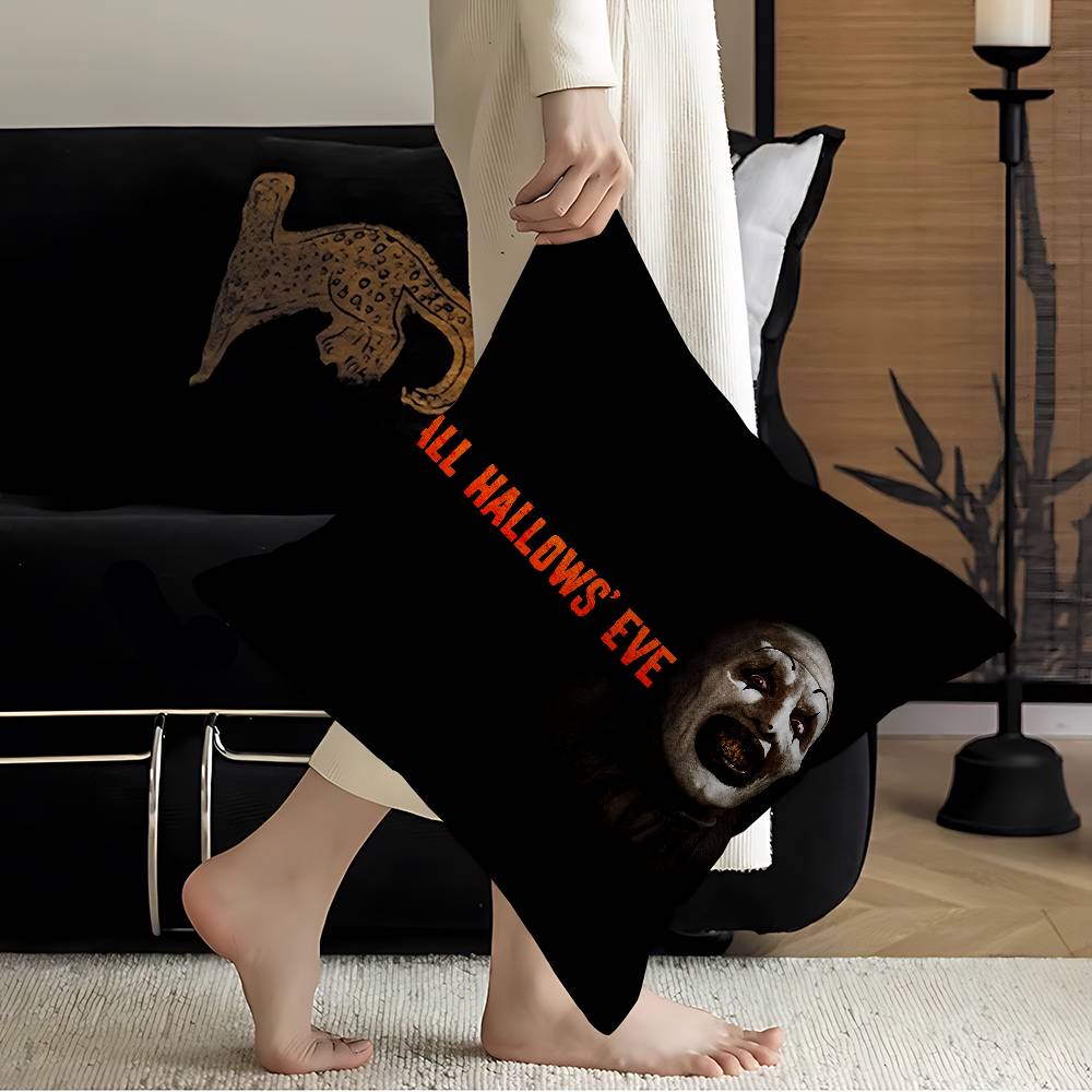 Horror Movie TTERRIFIER Pillow Cushion Cover Pillowcase Living Room Sofa Home Decor Customized