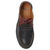 MM6 Maison Margiela X Dr. Martens 1461 Leather Slip-On Round-Toe Loafers Unisex Loafers Black Red 32184002
