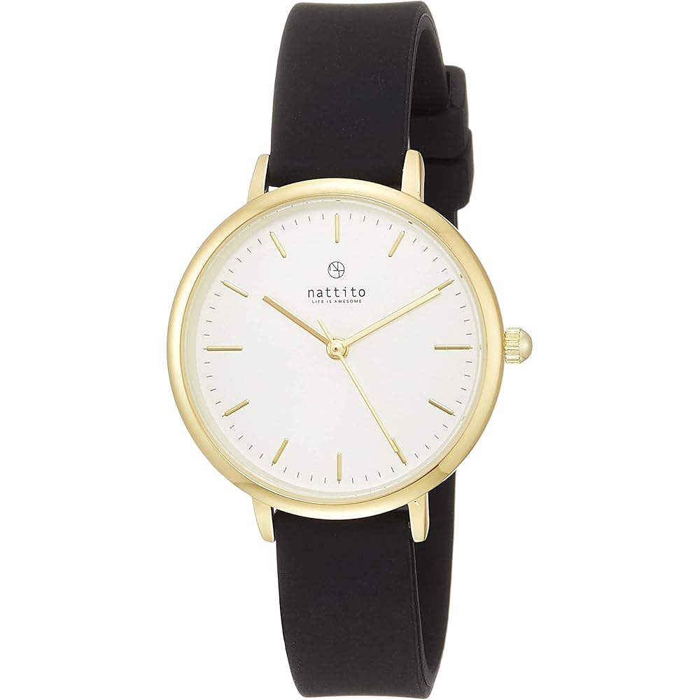 Fieldwork Analog Watch NF Soira Nickel-Free Silicone Strap YM031-5 Women s Black