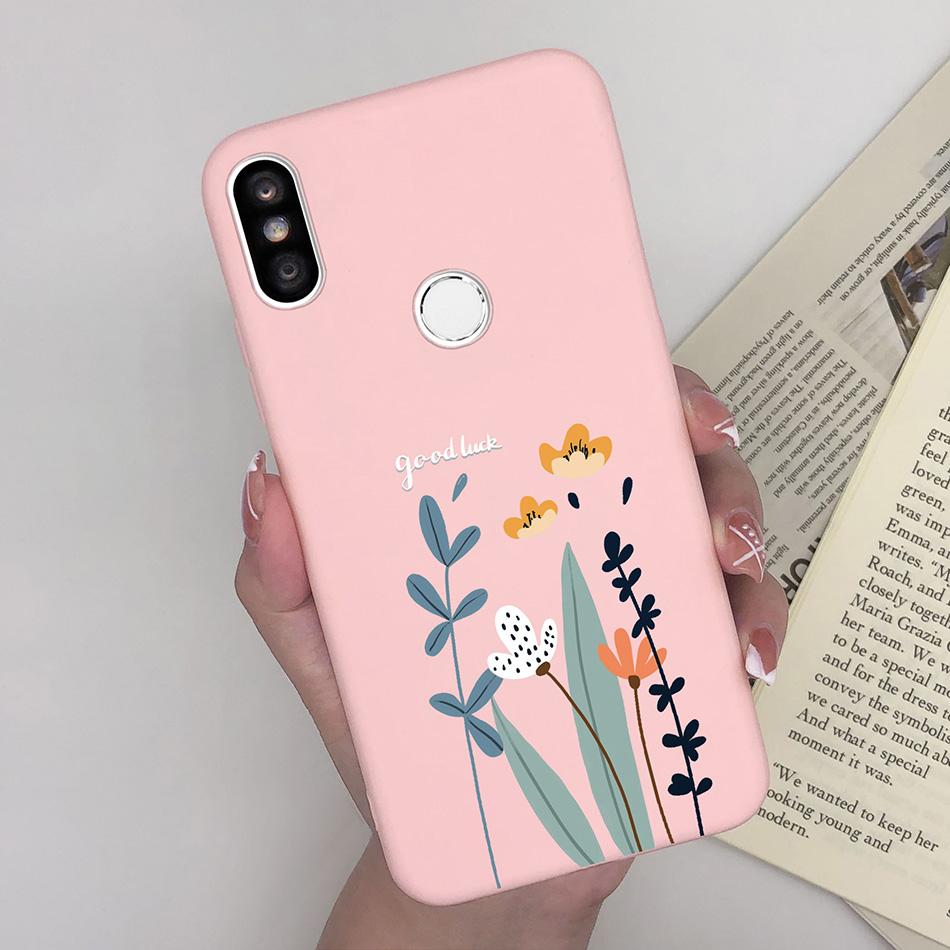 Case For Xiaomi Redmi S2 Y2 Cover Soft Matte Cute Pattern Silicone TPU Phone Case for Xiaomi RedmiS2 S 2 Y 2 Cases Back Cover