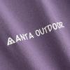 Anta Outdoors Short Sleeve Knitted T-Shirt Summer 2026 Unisex Tops Dark-Gray Purple 972626101-4