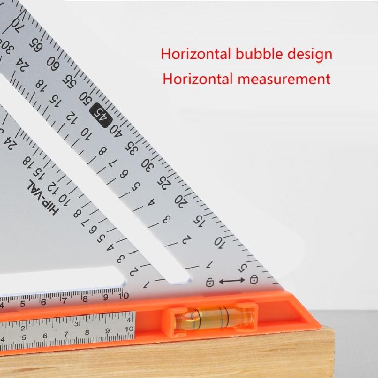 Rafter Square with Level Carpenter Square Triangle Square Square Ruler Layout