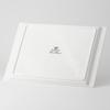 NARUMI Oblong Rectangular Made in Pro-Style Plate, 26cm, White, Simple, Plate, Microwave-Safe, Dishwasher-Safe, Japan, 8725-9749