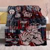 Jujutsu Kaisen Flannel Fleece Blanket Warm Cozy Soft Throw Lightweight Sofa Bed Home Decor 