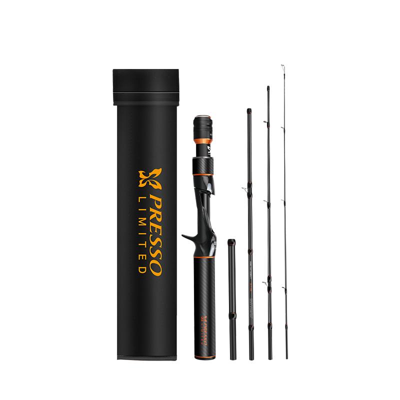 Portable Multi-sections Carbon Fishing Rod Adjustable 1.98 To 2.13m M/F Action Long Cast 4+1Sec High Carbon Ultra Light Travel-specific Fishing Rod