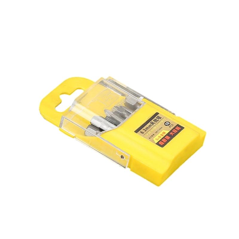 1/4" Hex Bits Set Tamper Proof Security Drill Magnetic Bits Set Torx Electric Screwdriver Tips HRC60 High Hardness