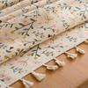 Pastoral Floral Tassel Tablecloth - Rectangular