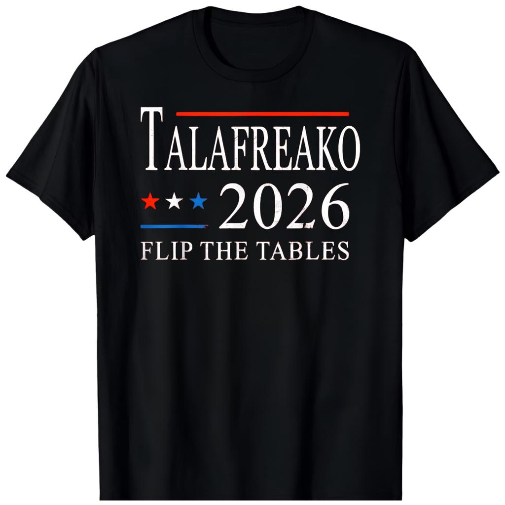 James Talarico 2026 Texas Senate Talafreako Flip BLACK T-Shirt 0108