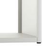 Firewood Rack White 40 x 40 x 40 cm Cold Rolled Steel