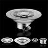 Polished Stainless Steel 10cm Floor Drain Cover Anti Odor Drain for Domestic Use