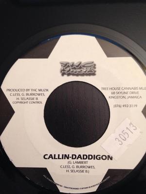 7palcová deska DADDIGON / RAY DARWIN - Callin / Take You Home NONE THC Muzik Jamajka Reggae, Ska & Dub Použitá