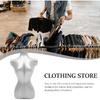 Female Mannequin Torso, 27'' Height Inflatable Half Body Model Shirt Form Display Soft Body Clothing for Upper Body Clothing Window Display Props