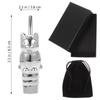 Unique Cat Theme Bottle Stopper for Wine Alloy Sealer Novelty Bar Tool Decorative Gift for Wine Lovers Home Bars