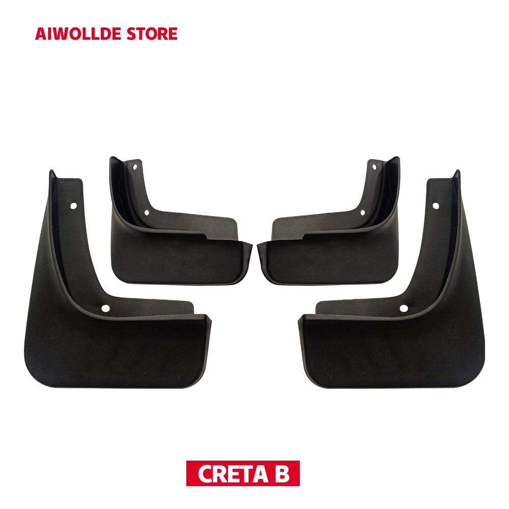 MudFlaps For Hyundai Creta  2022 2023 Mudguards Mud Flaps Splash Guards Front Rear Wheels Fender Car Accessories