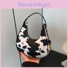 Shoulder Cow Bags Prints Underarm For Women French Style Small Crossbody Phone Bag Luxury Designer Versatile Handbags