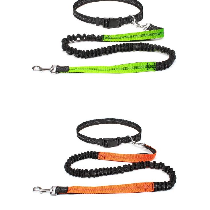 Hand Free Dog Leash for Pet Walking Running Jogging Adjustable Dog Leash Waist Belt Chest Strap Traction Rope Dog Accessories
