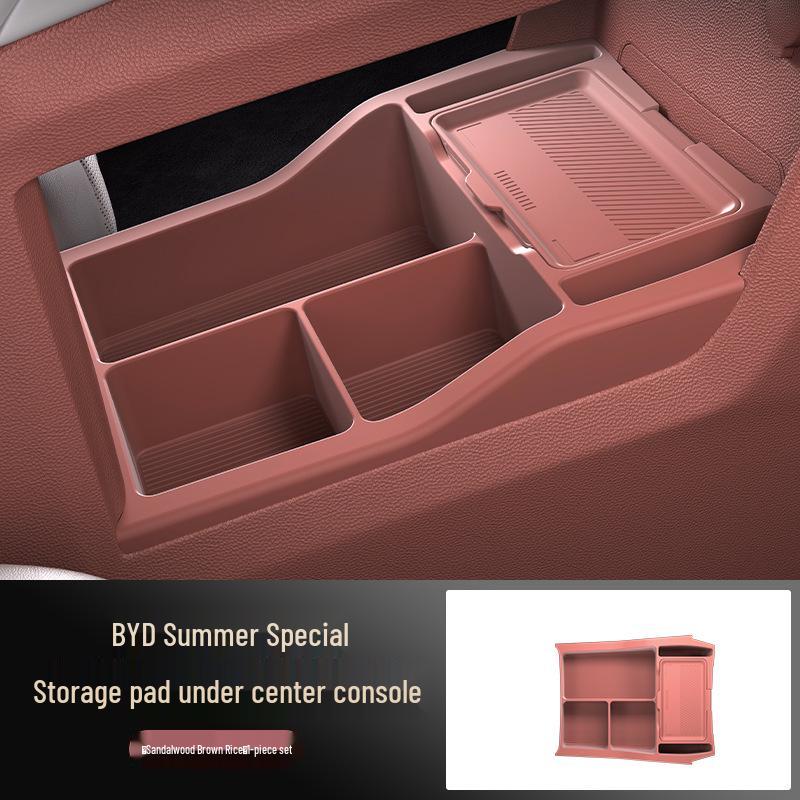 Complete Car Interior Accessory Set for BYD Xia Models' Center Console Storage Box