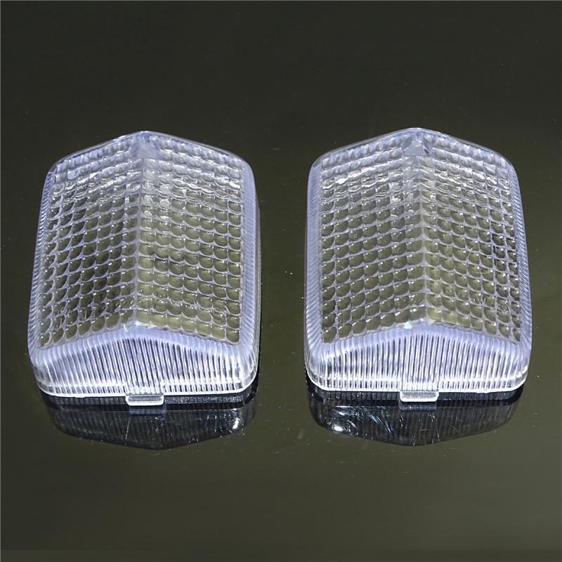 

waase For Honda CB250 CB750 CBR1000F CBR600 F F2 F3 NX250 XR250 Rear Turn Signals Blinker Indicator Winkers Light Housing Lens Clear Lens