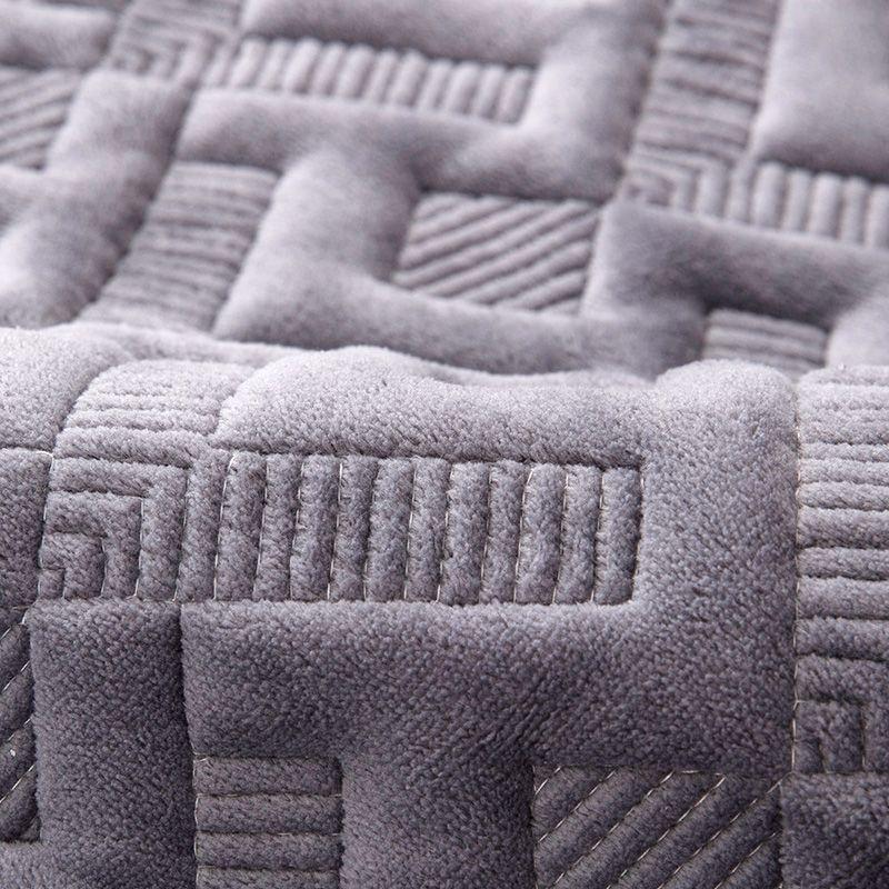 Milk Velvet Anti Slip Sofa Cushion, All-Season Universal Cushion, High-End Solid Color Thickened Sofa Cover