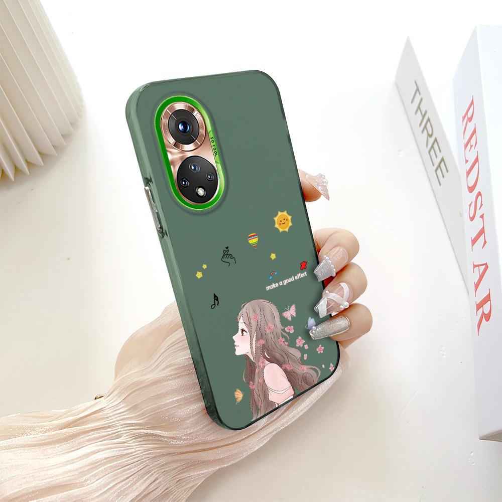 Painted Pattern Colorful Sliver Double Sided Hard Shell Shockproof Anti-fall Phone Casing for Huawei Honor Infinix Tecno iPhone