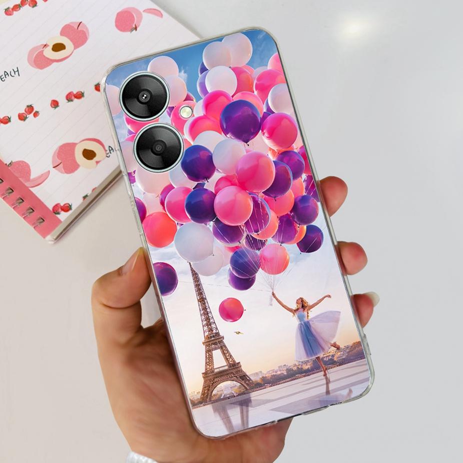 For Xiaomi Redmi 13C 5G Case Redmi 13R Stylish Painted Back Cover Soft Silicone Phone Case For Redmi 13R Redmi13C 5G Fundas Capa