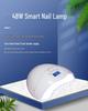 SUN12C34S 48W Nail Lamp: Touchscreen, Intelligent Induction Phototherapy System