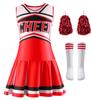 Girls Cheerleading Outfit Set for Football Games and Stage Performances