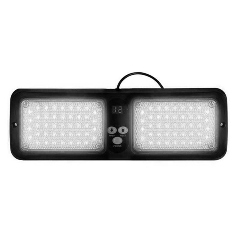 Emergency Strobe Lamps LED Flashing Lights for Truck Car Vehicle Waterproof Warning light Universal Sun Visor 12 Modes