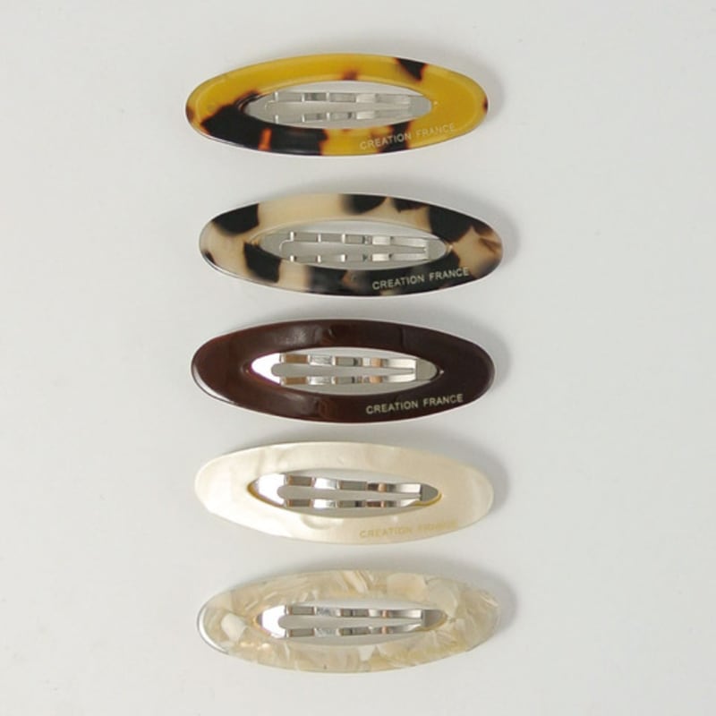 

objet213 Brown Mood Small Vintage Hair Clip 2. Leopard