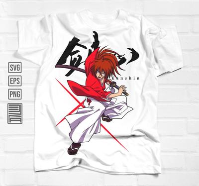 Anime Vector Graphic, Ready To Print (SVG, EPS, PNG)