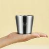 180ml/300ml Double Layer Water Cup Tumbler Durable Anti Scald 304 Stainless Steel Kids Drinking Cup Milk Coffee Cups Drinkware