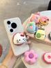 Korean 3D Cartoon Heart Silicone MagSafe Airbag Stand