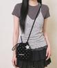 The Green Lab Polka Dot Star Charm Mini Crossbody Bag [Ivory]