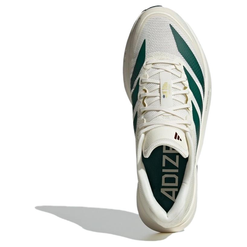 Men's Sneakers Adidas Adizero Boston 13 Running Shoes Men's Low-top White Green