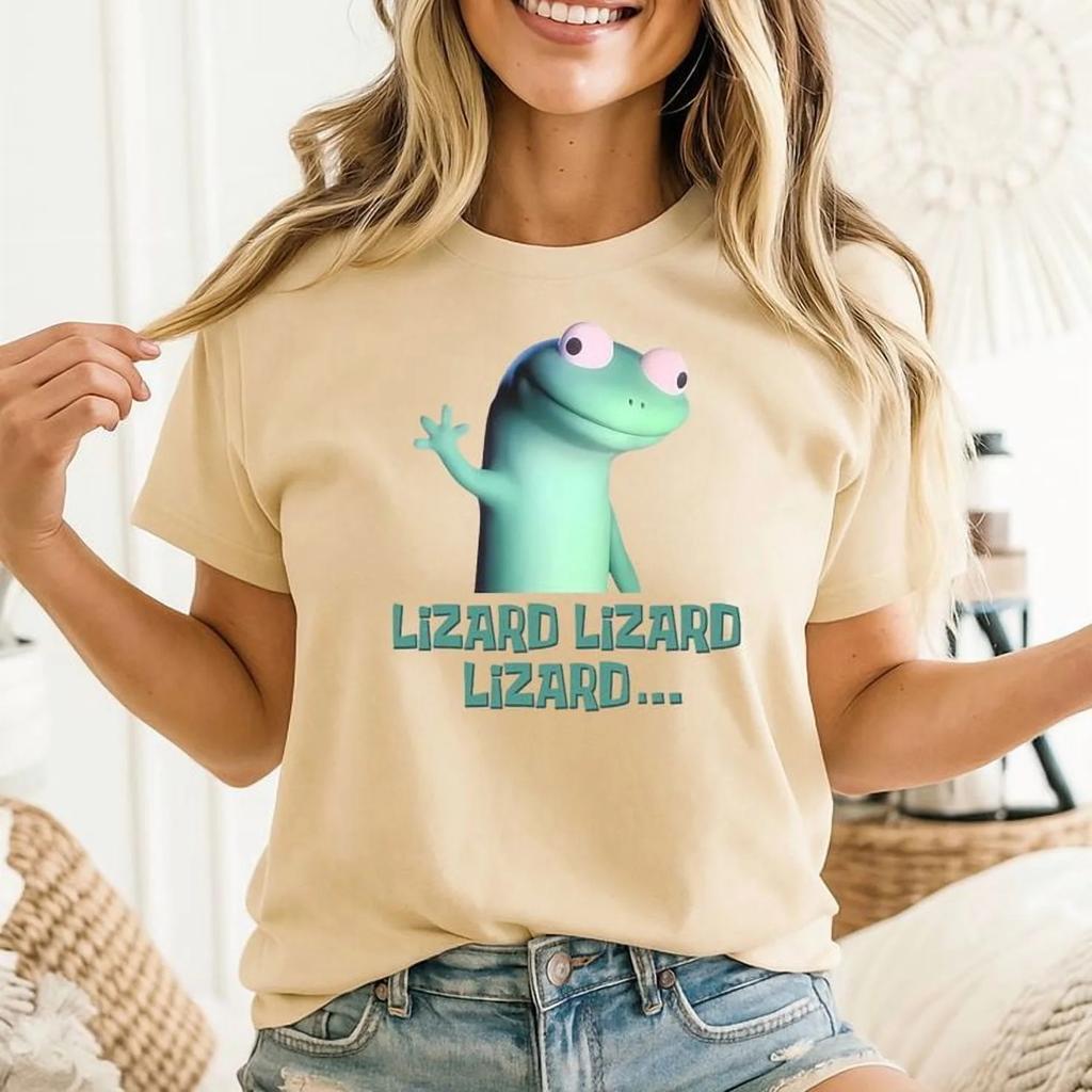 Lizard Lizard Lizard Elio Lizard Unisexs TShirt Unisex ONeck 100Cotton Short Sleeve Y2k Oversized Popular Fashion Funny Tee