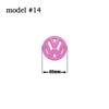 FD02-Car Styling Steering Wheel Logo Decoration Stickers For Volkswagen GTI Polo Golf Passat Scirocco Jetta Beetle Tiguan Accessories