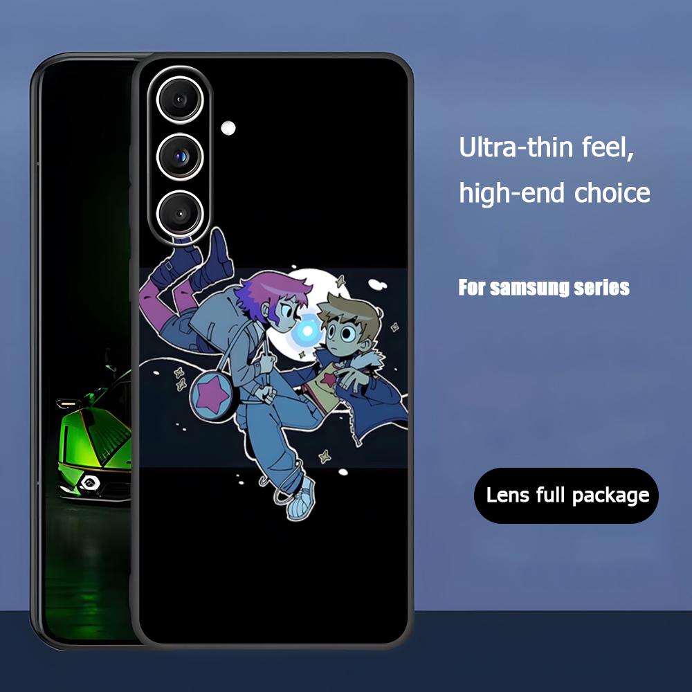 Anime Scott Pilgrim Takes Off Phone Case For Samsung Galaxy S26 S25 S24 S23 S22 S21 Plus Ultra Note20 Soft Black