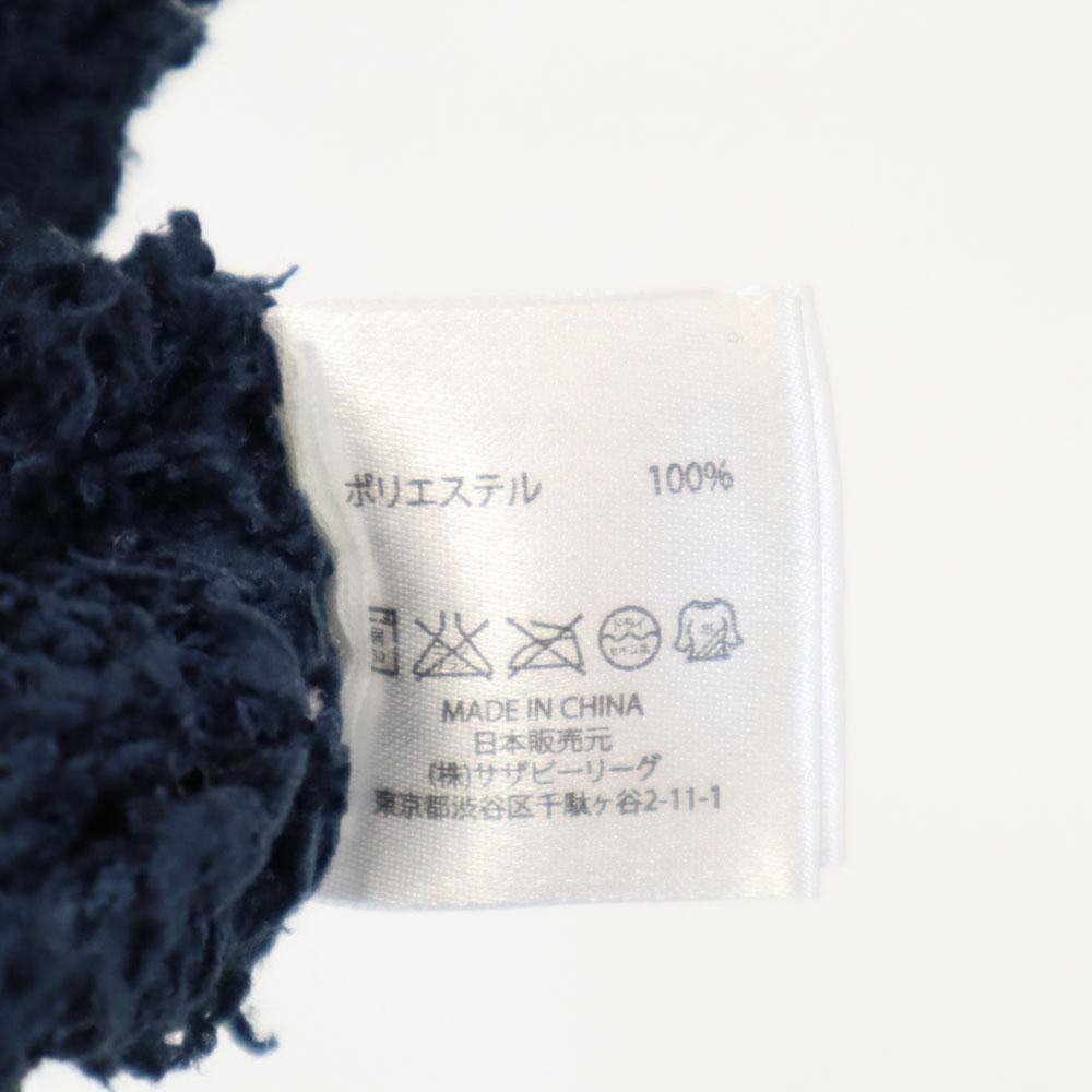 BAREFOOT DREAMS Long Sleeve Zip Hoodie S Navy for Ron Herman Fluffy Women Used