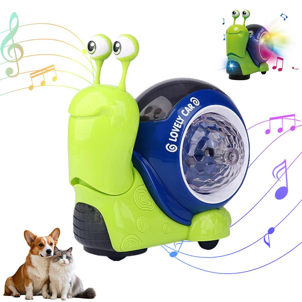 

Interactive Crawling Rotating LED Pet Toy with Micro Motor Safe Material Low Power Consumption Battery Operated Easy Clean зелений