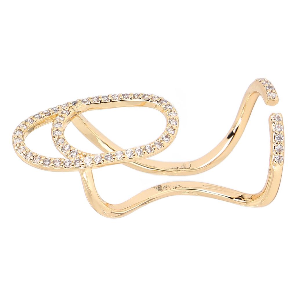Nail Ring Safe Healthy Adjustable Fashionable Fingernail Jewelry Decorations for Parties