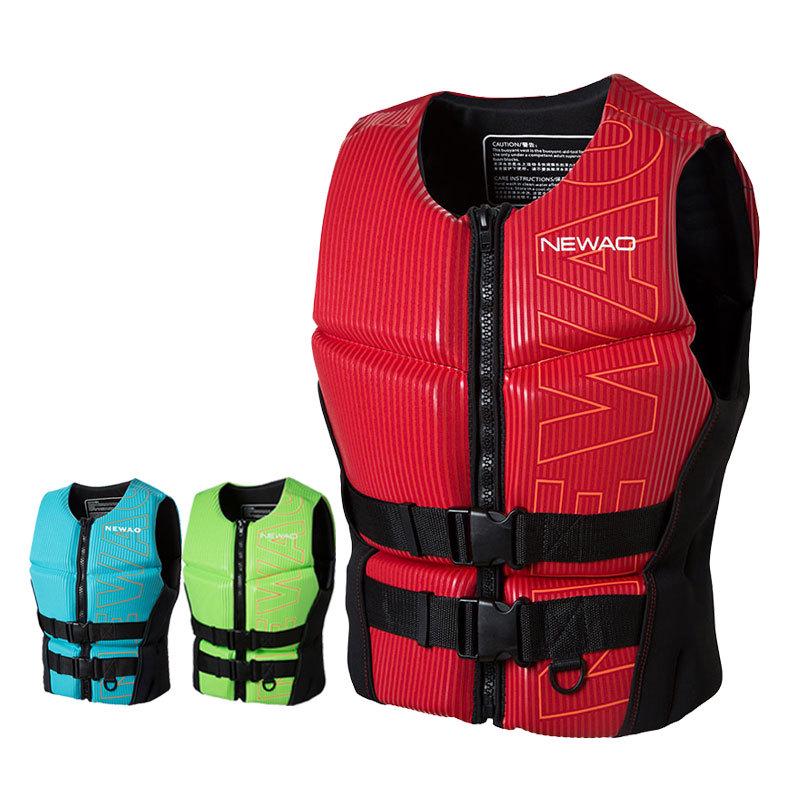 Adult Life Jacket Buoyancy Vest for Snorkeling, Fishing, Motorboating, and Swimming - Anti-Collision and Warm, 2021 Model